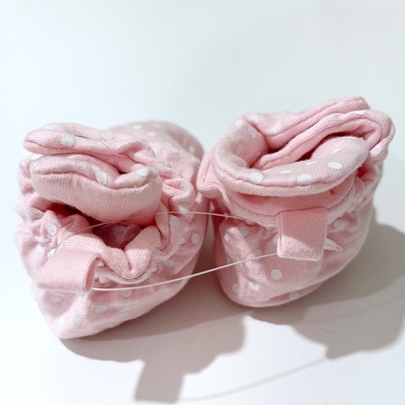 RO & Me by Robeez Soft Polka Dot Knit Shoes 6-12 months - Picture 4 of 6